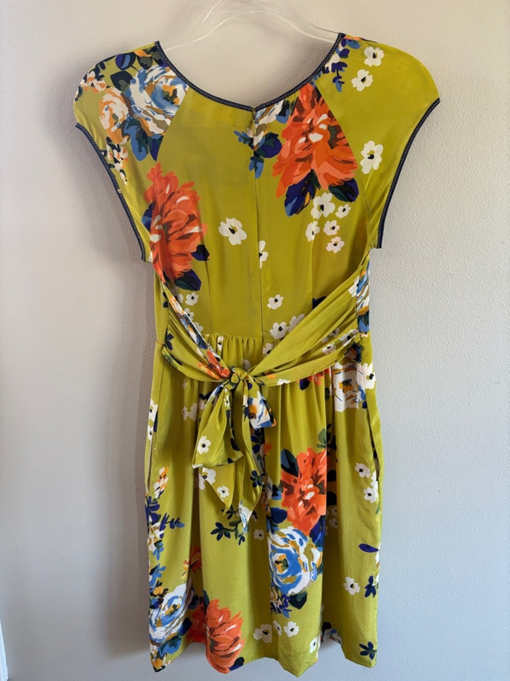 Moulinette Soeurs 100% silk floral dress - Picture 3 of 12